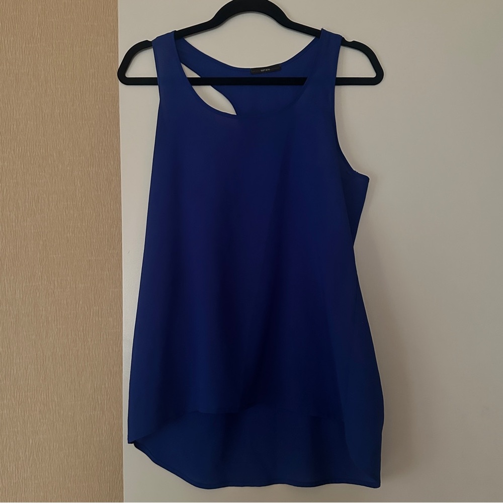Soprano Blue Racerback Formal Tank